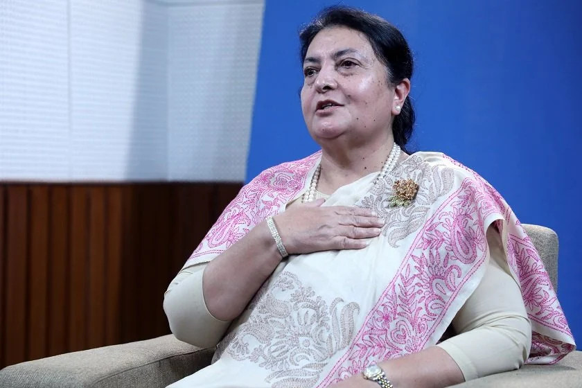 भारत र चीनको विकासबाट नेपालले लाभ उठाउनुपर्ने आवश्यकता छ : पूर्वराष्ट्रपति विद्यादेवी भण्डारी