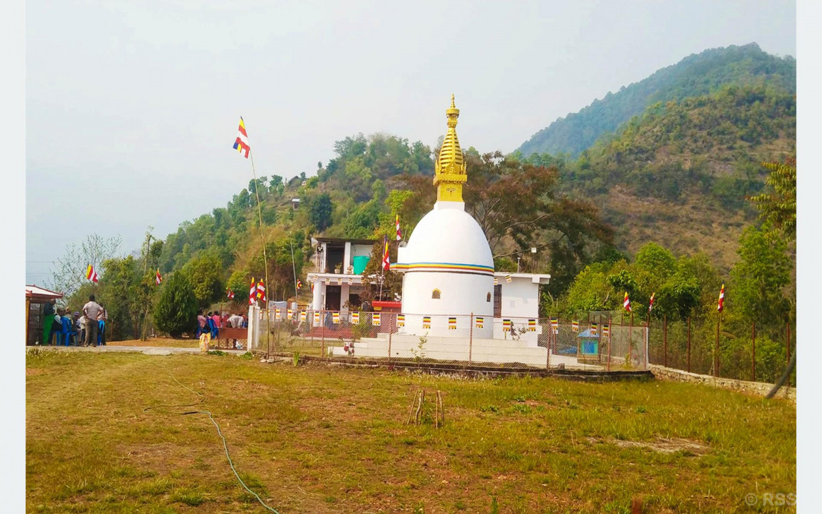 पर्यटक आकर्षण गर्न उदय रिघा बुद्ध विहारलाई व्यवस्थित बनाइँदै