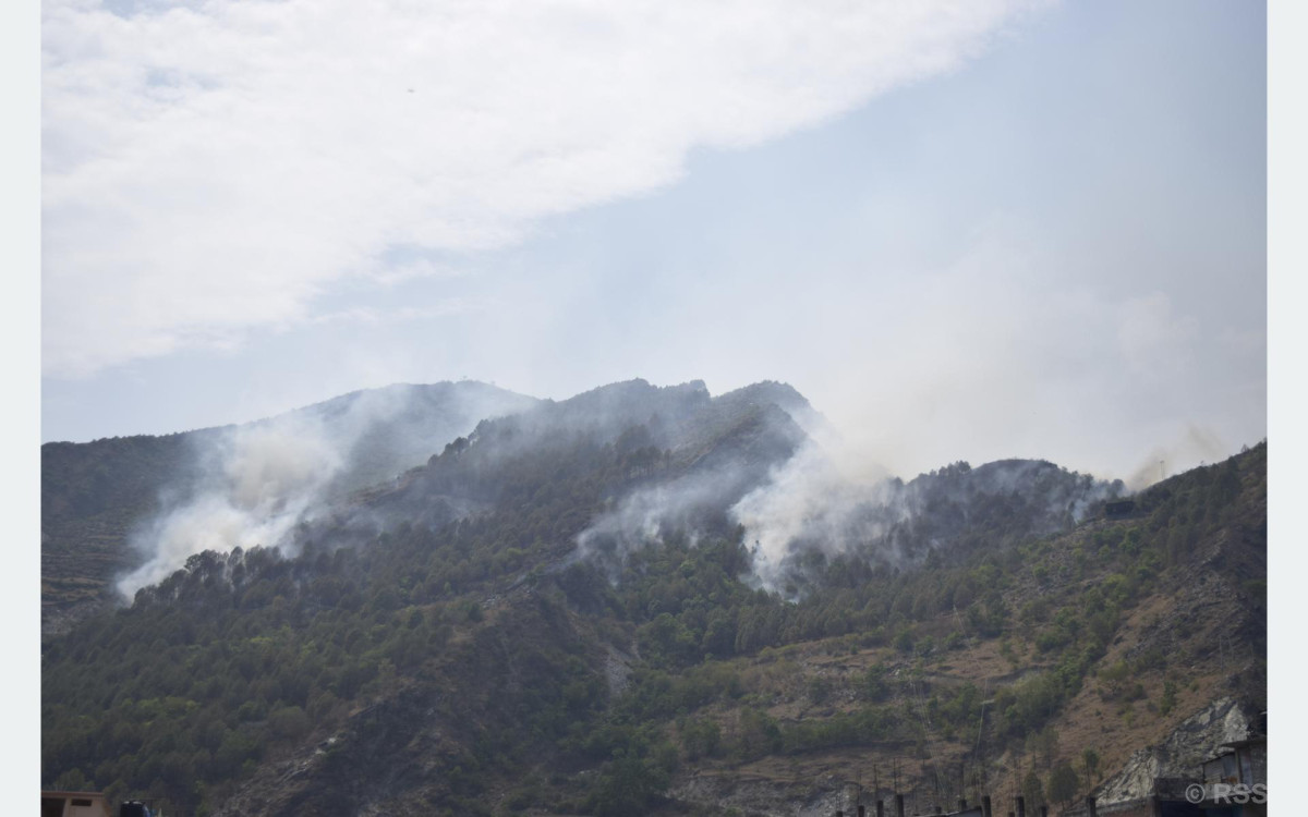 आगलागीबाट बझाङको अधिकांश भूभाग अँध्यारो