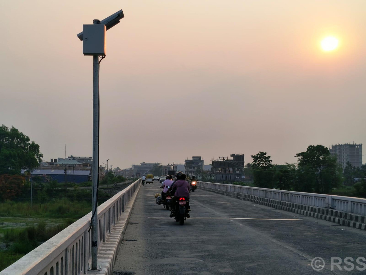 झापाको बिरिङ र निन्दामा बाढीको पूर्व सूचना दिने प्रणाली जडान