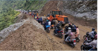 पृथ्वीराजमार्गको थर्पु–खैरेनीटार खण्ड एकतर्फी सञ्चालनमा