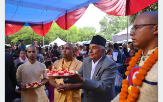 राष्ट्रपति पौडेलद्वारा जगन्नाथ रथयात्रा शुभारम्भ