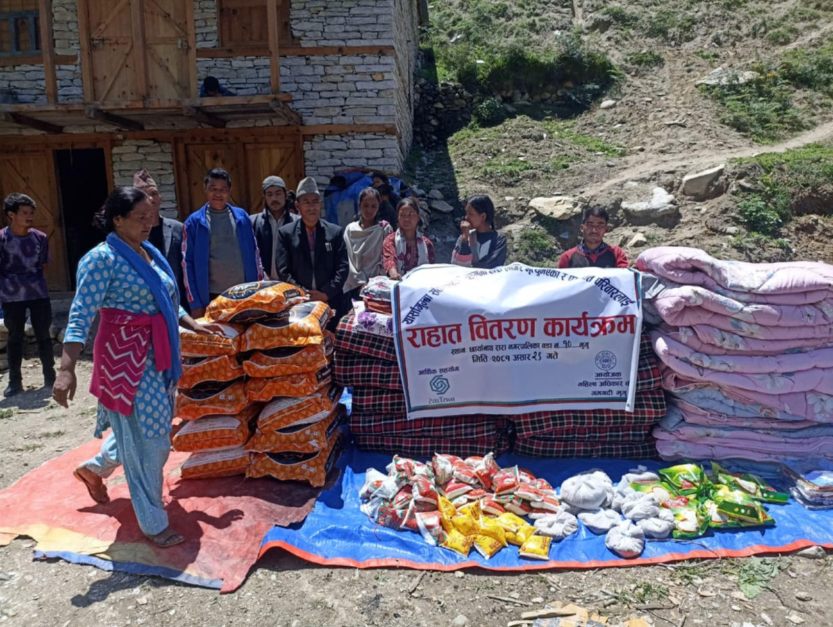 यार्सा खोज्नेक्रममा ज्यान गुमाएकाहरूका आश्रितलाई सहयोग