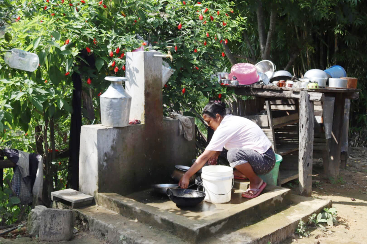 घरमै धारा पुगेपछि डोकोमा पानी बोक्ने बाध्यता हट्यो