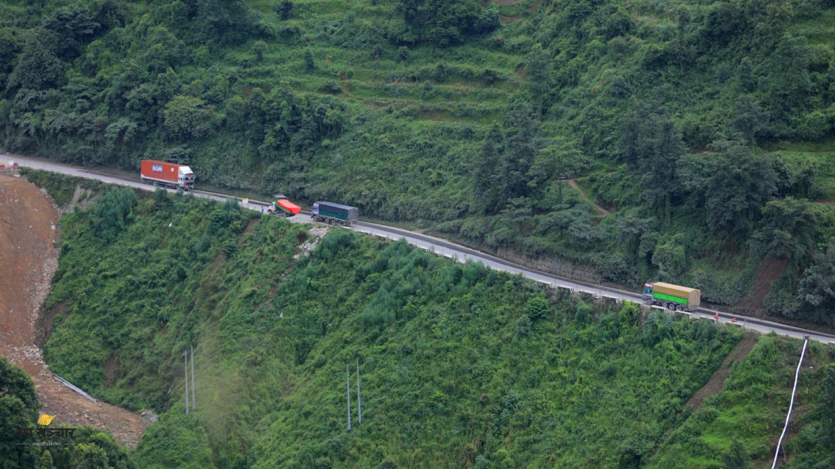 मुग्लिन–पोखरा सडक स्तरोन्नतिः ७३ किलोमिटर कालोपत्र