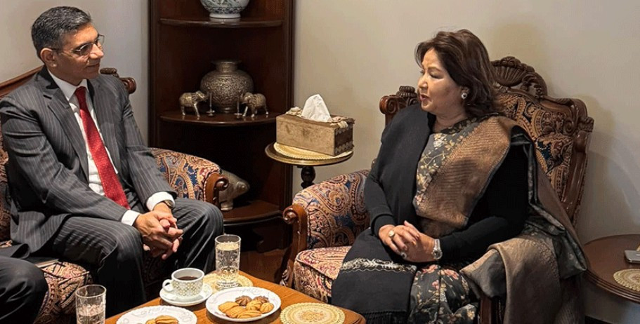 भ्रमणमा रहेका भारतीय अतिरिक्त सचिव महावरले भेटे परराष्ट्रमन्त्री राणा