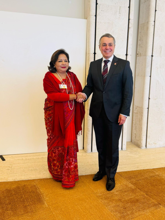 परराष्ट्रमन्त्री डा देउवा र स्वीट्जरल्याण्डका विदेशमन्त्रीबीच द्विपक्षीय भेटवार्ता