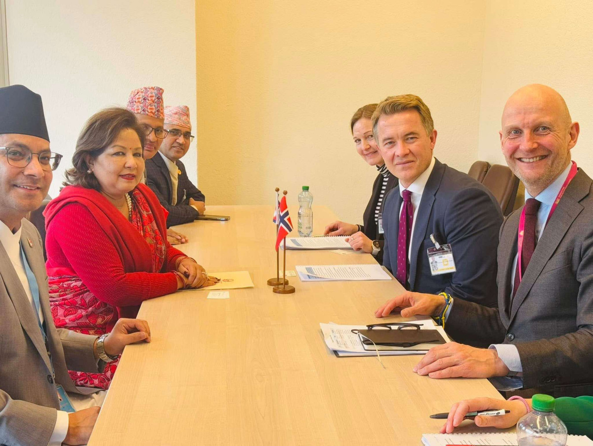 परराष्ट्रमन्त्री डा देउवा जेनेभामा कूटनीतिक भेटवार्तामा व्यस्त